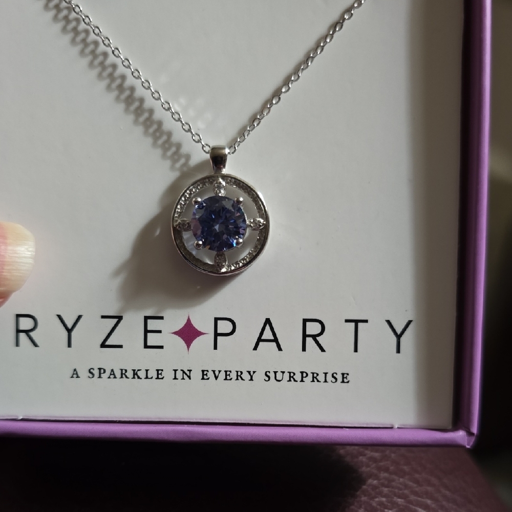 New With Box Ryze Sterling Silver Necklace